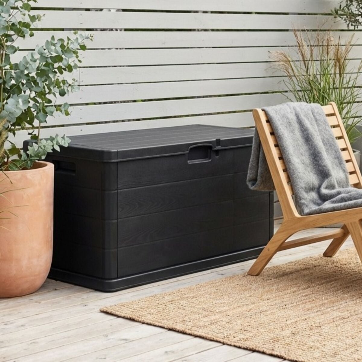 Naro pehmustelaatikko 118×59×57 cm antrasiitti