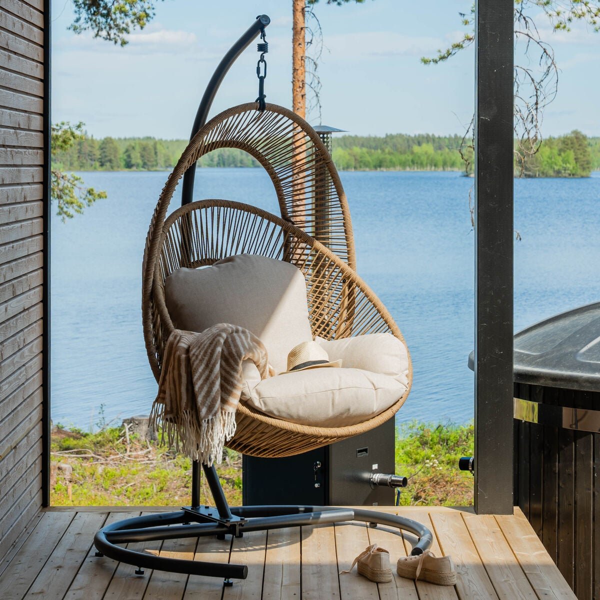 Outfit Tim riipputuoli telineellä luonnonväri/musta