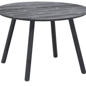 Palma pyöreä ruokapöytä Ø115 cm musta