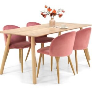 Palma ruokapöytä 140x90 cm antiikkipetsattu