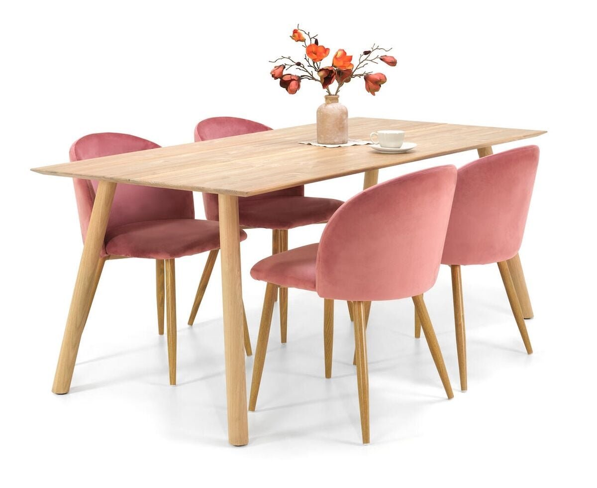 Palma ruokapöytä 140x90 cm antiikkipetsattu