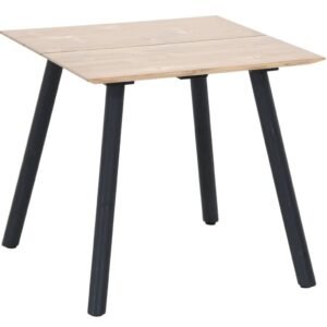 Palma ruokapöytä 80x80 cm antiikkipetsattu/musta