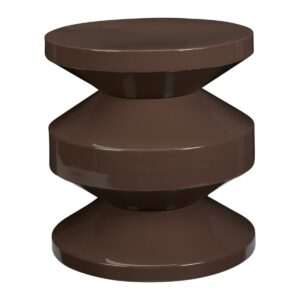 Pilar pyöreä sivupöytä Ø31 cm ruskea