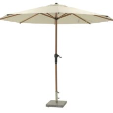 Premium aurinkovarjo 300 cm beige/tiikki