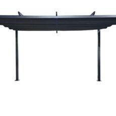 Skandi pergola 3x4 m musta/tummanharmaa
