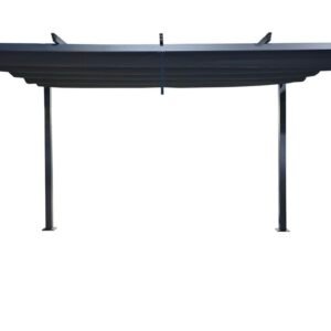 Skandi pergola 3x4 m musta/tummanharmaa