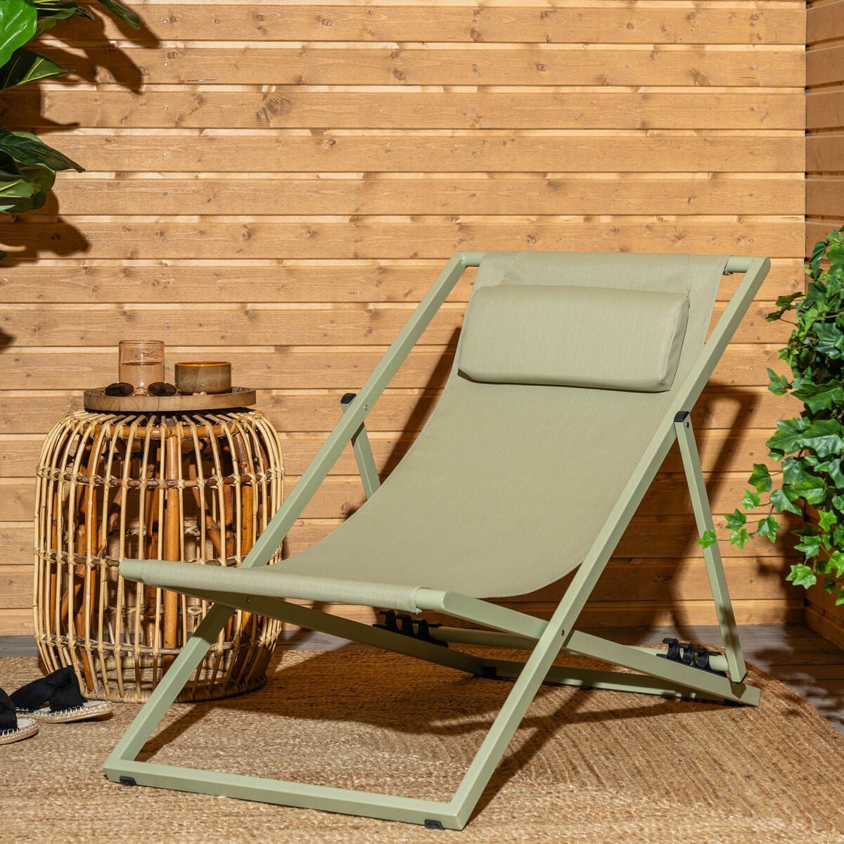 Trend aurinkotuoli vihreä