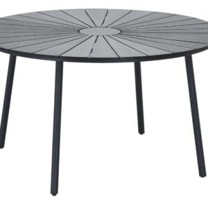 Arvid ruokapöytä Ø130 cm musta