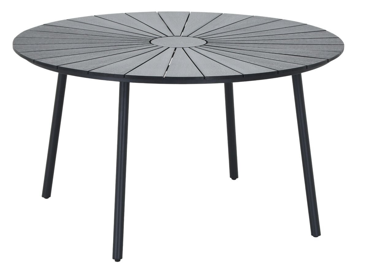 Arvid ruokapöytä Ø130 cm musta