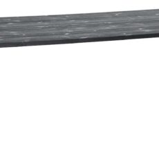 Honka terassilankkupöytä metallijaloilla 220x90 musta/valkoinen