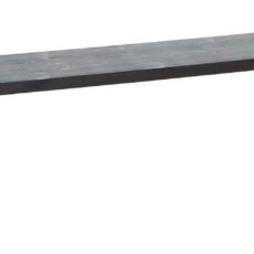 Honka terassipenkki 195x35 cm metallijalalla musta/valkoinen