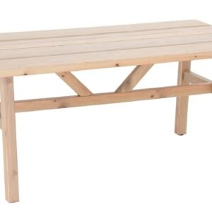 Kalho ruokapöytä 160x91 cm antiikki