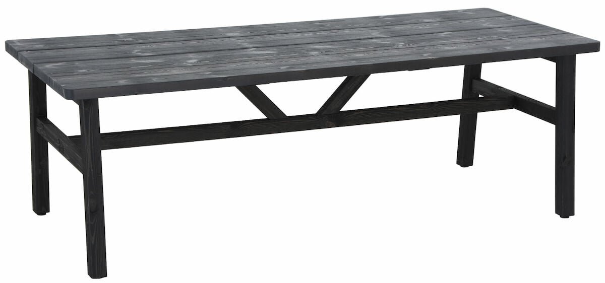 Kalho ruokapöytä 220x91 cm musta