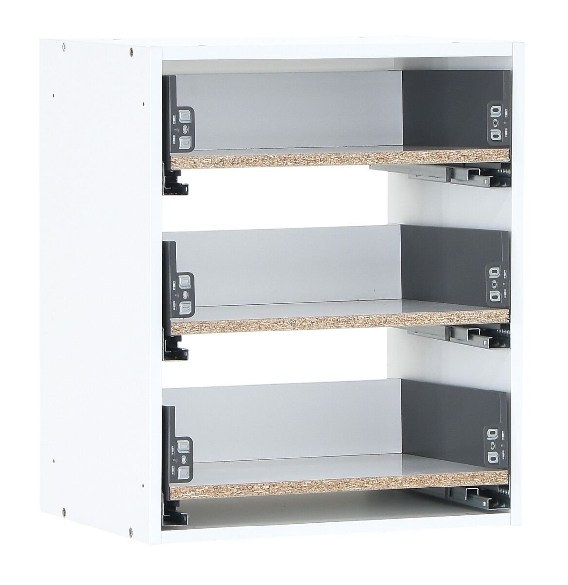 Kokoa runko push-open/ pure laatikoilla 50x60 cm valkoinen