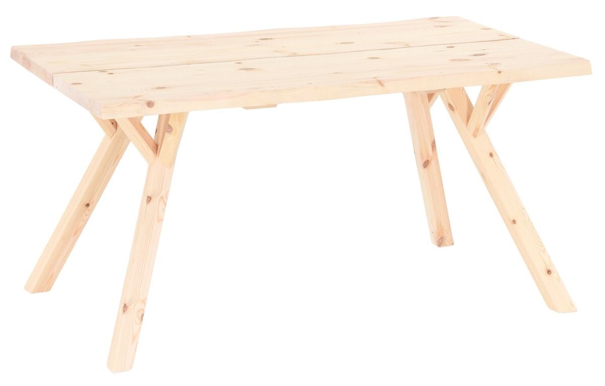 Lana terassilankkupöytä 150x88 cm puuvalmis