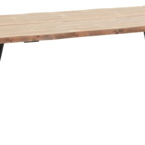 Lana terassilankkupöytä 200x88 cm antiikkipetsattu/musta