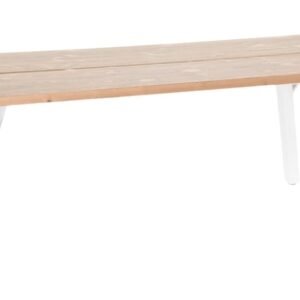 Lana terassilankkupöytä suoralla reunalla 200x90 cm antiikkipetsattu/valkoinen