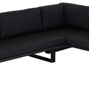 Saima kulmasohva musta/Texsilk antrasiitti 4200