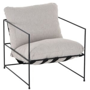 Siro nojatuoli musta/hiekka