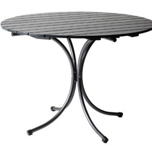 Pöytä Suvisaari Pyöreä Musta - Varax