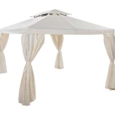 Paviljonki Bermuda ilman seiniä 300x400 cm sis. Hyttysverkko - Luonnonvalkoinen