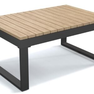 Aava sohvapöytä 90x60x42 cm antrasiitti/ruskea