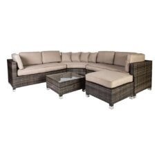 Pehmustesetti Dawson Puutarharyhmälle Beige -