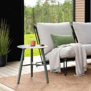 Brafab Vannes pyöreä sohvapöytä Ø45 cm sammal