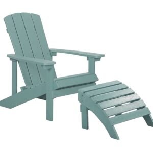 Puutarhatuoli rahilla turkos Adirondack - Sininen