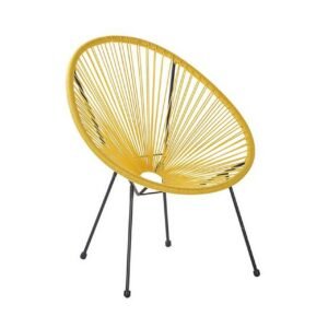 Tuoli Cayaco 2-pak - Polyrottinki/keltainen