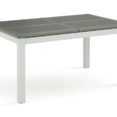 Monaco jatkettava ulkopöytä 150–250x90 cm - Valkoinen/Harmaa