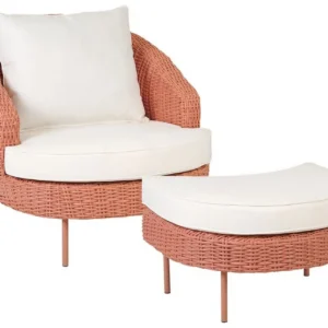 Napa Ulkotuoli - Pinkki/Valkoinen