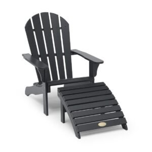 Kansituoli Tennessee jalkatuella 2-pak Harmaa - Hillerstorp