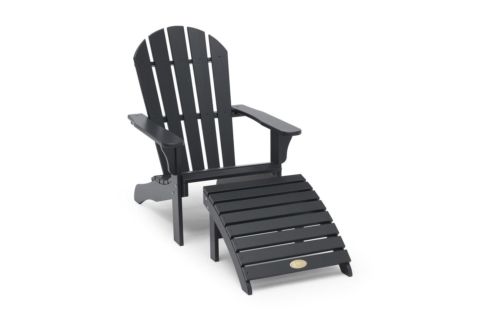 Kansituoli Tennessee jalkatuella 2-pak Harmaa - Hillerstorp