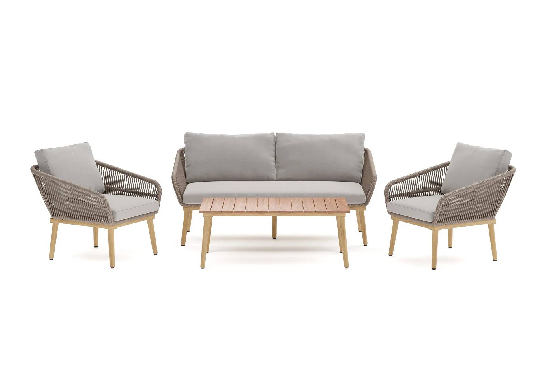 Morrocco sohvaryhmä ulkokäyttöön - Ruskea