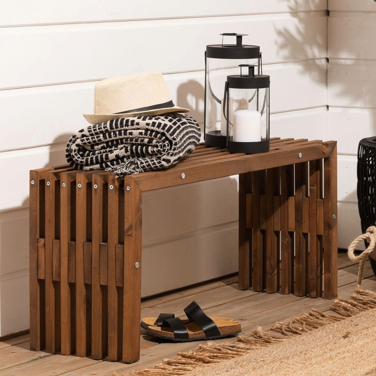 EcoFurn D-penkki 100 ruskea