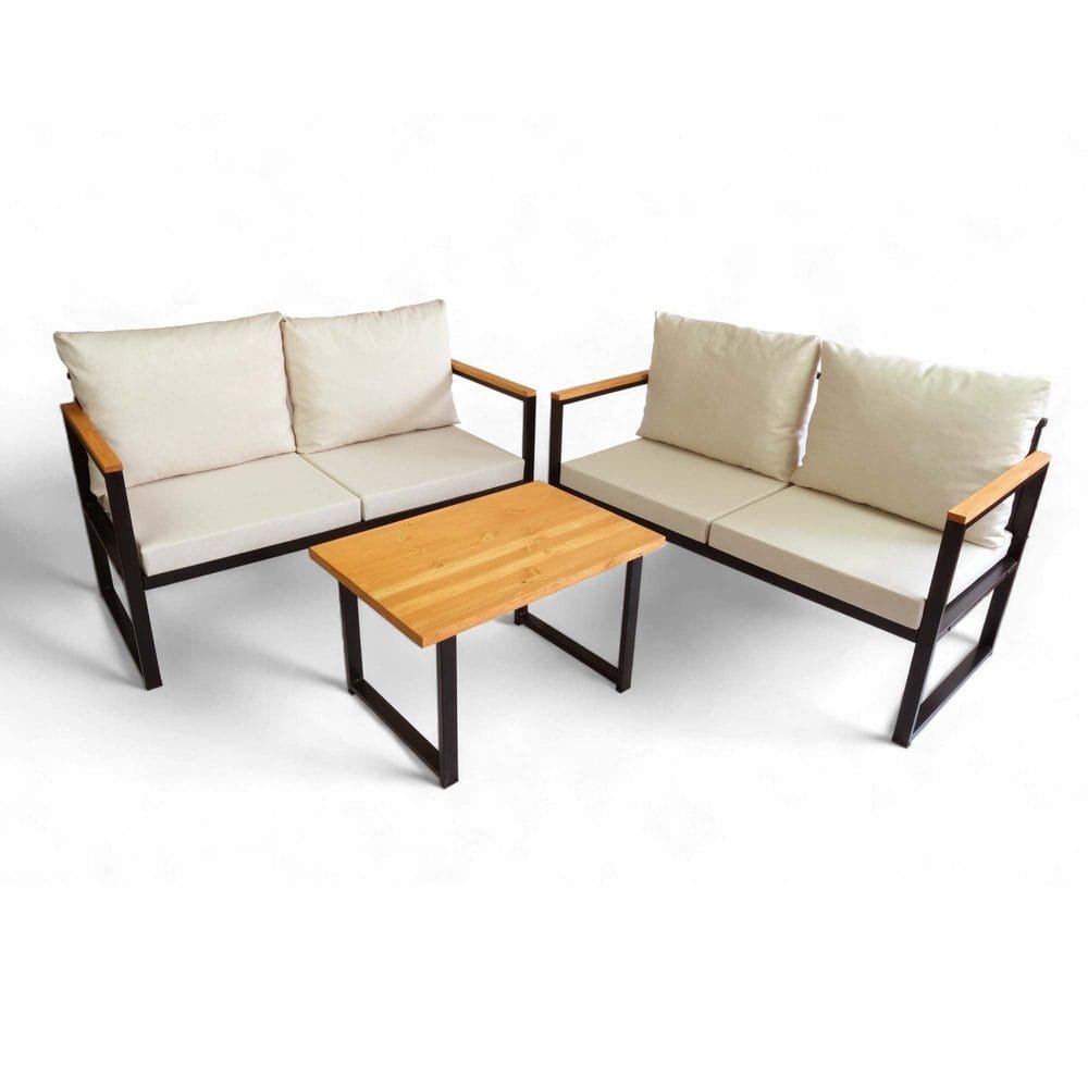 Luvin 4-istuttava Sohvaryhmä Ulkokäyttöön - Beige