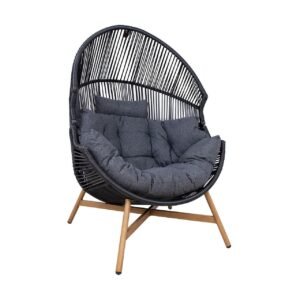 Lepotuoli Helsinki Musta -