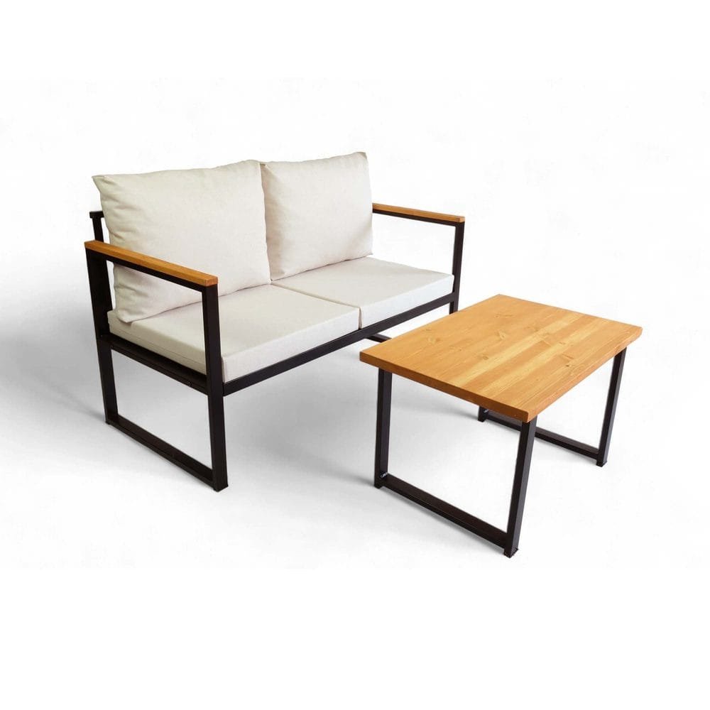 Sylros 2-istuttava Sohvaryhmä Ulkokäyttöön - Beige