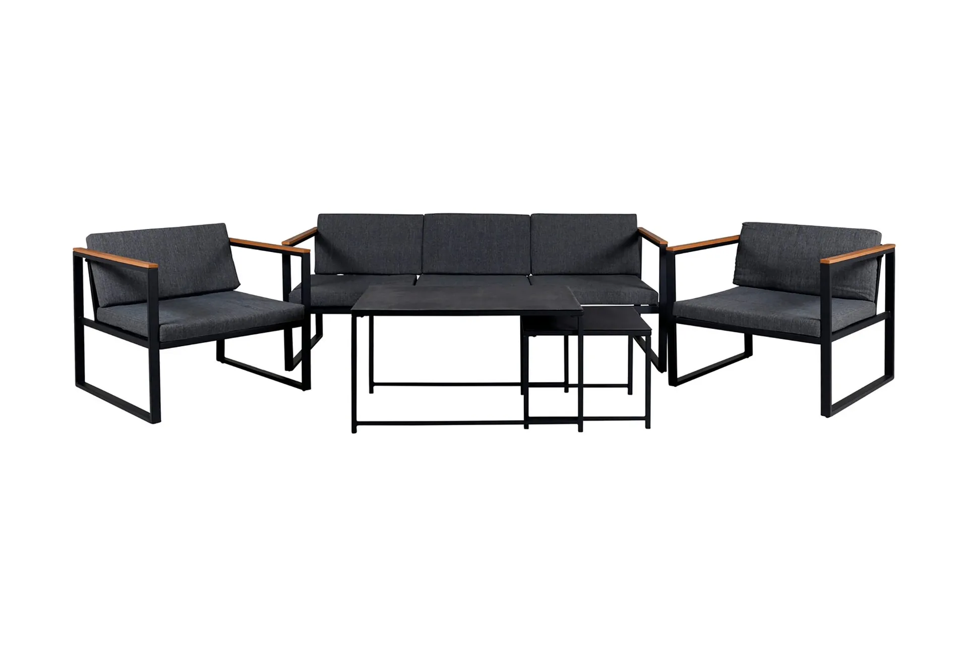 Dakar-oleskeluryhmä ulkokäyttöön - Musta