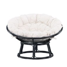 Lounge-tuoli Bonnie Musta/Valkoinen -