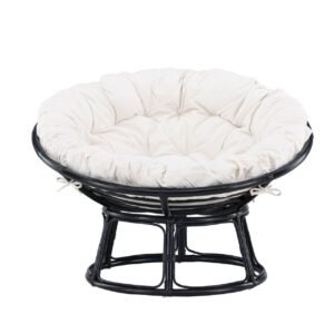 Lounge-tuoli Bonnie Musta/Valkoinen -