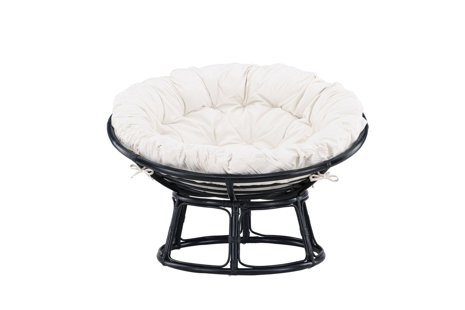 Lounge-tuoli Bonnie Musta/Valkoinen -