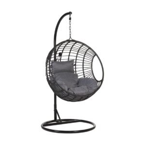 Riipputuoli Bunsta jalustalla - Musta