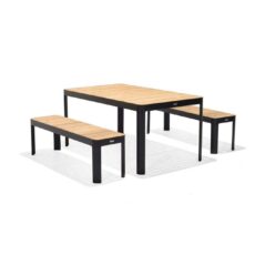 Puutarhakalustesetti Lifestyle Garden Portals 161 cm 2 penkkiä - 2 penkkiä
