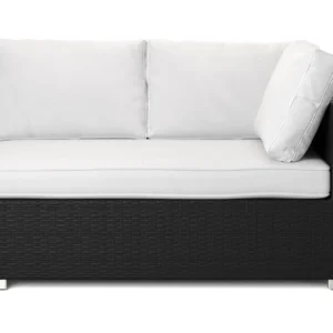 Bahamas Vasen Moduuli Ulkokäyttöön 140 cm Polyrottinkia - Musta