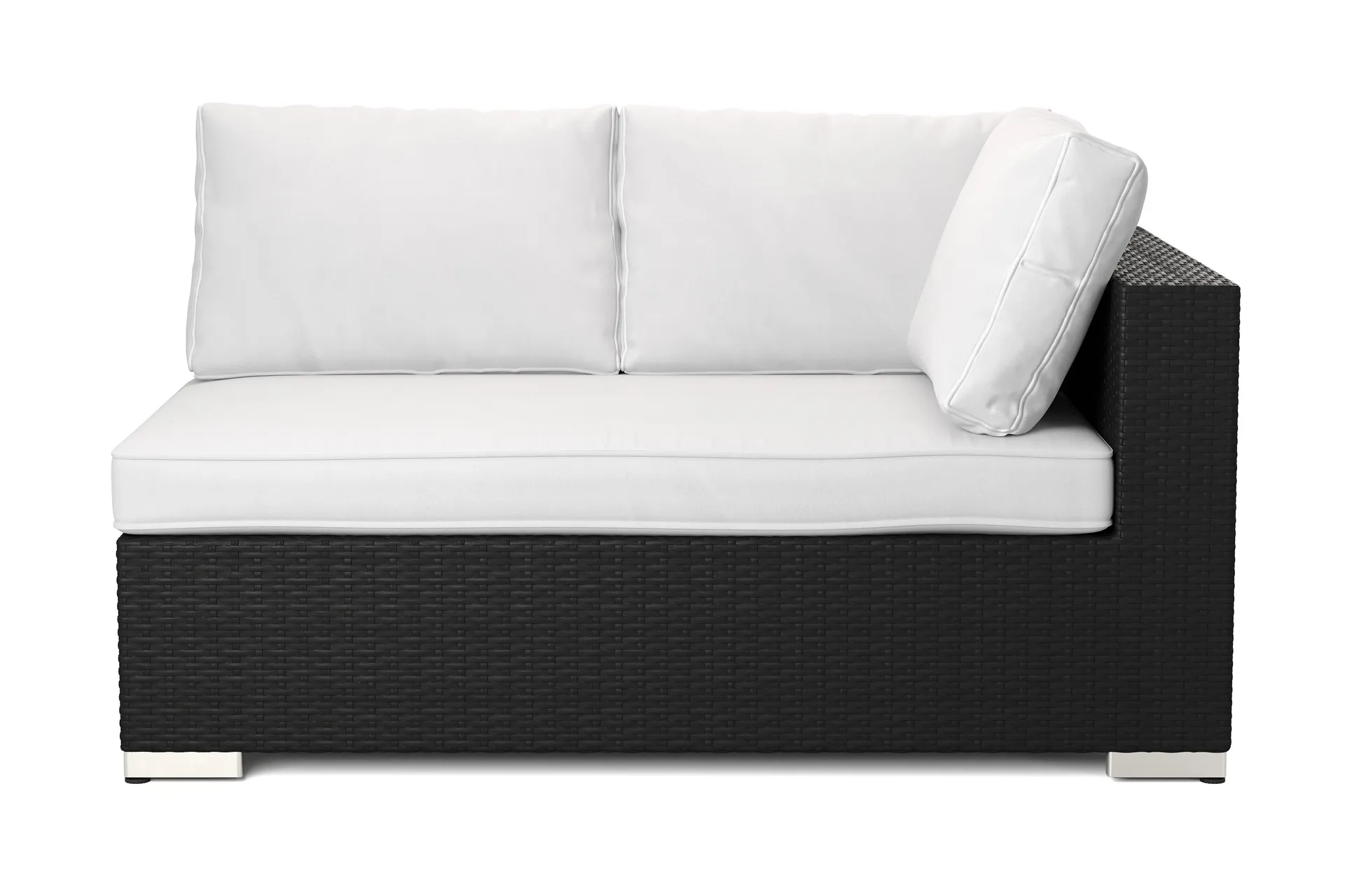 Bahamas Vasen Moduuli Ulkokäyttöön 140 cm Polyrottinkia - Musta