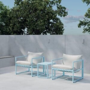 Messina kahvilaryhmä ulkokäyttöön - Vaaleansininen