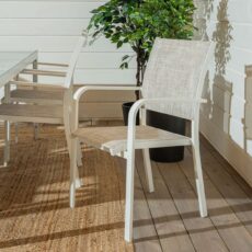 Hillerstorp Hånger tuoli valkoinen/harmaa