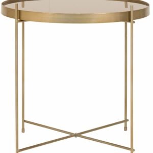 House Nordic Venezia apupöytä messinki